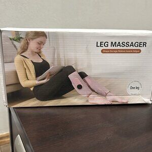 Leg massager with heat air compression